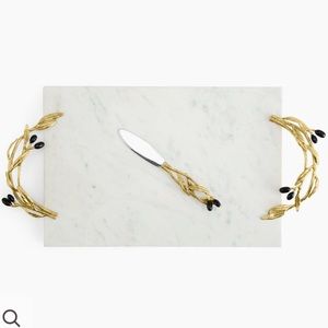 Michael Aram Olive Branch Cheeseboard, NEW, *does not come with knife